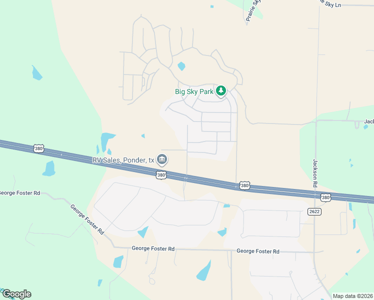 map of restaurants, bars, coffee shops, grocery stores, and more near Eagle Wolf Drive in Denton County