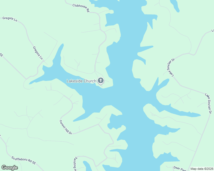 map of restaurants, bars, coffee shops, grocery stores, and more near 113 Church Road in Eatonton
