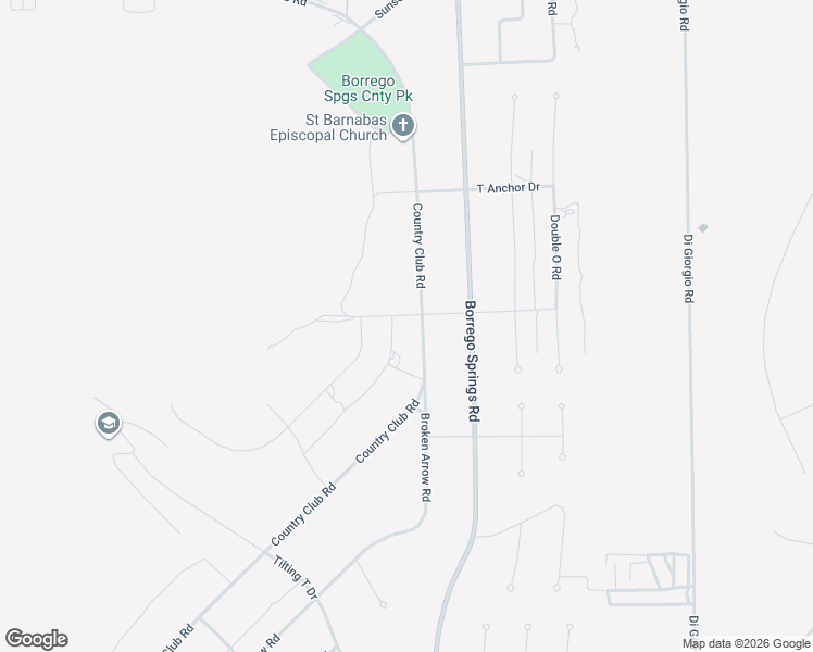 map of restaurants, bars, coffee shops, grocery stores, and more near 644 Weather Vane Drive in Borrego Springs