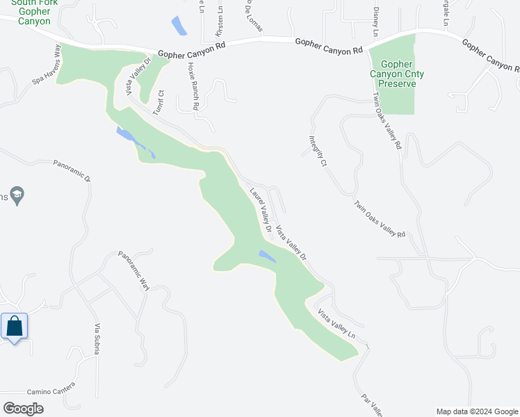 map of restaurants, bars, coffee shops, grocery stores, and more near 29122 Laurel Valley Drive in Vista