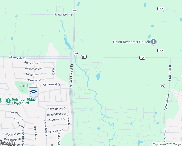 map of restaurants, bars, coffee shops, grocery stores, and more near 4889 County Road 164 in McKinney