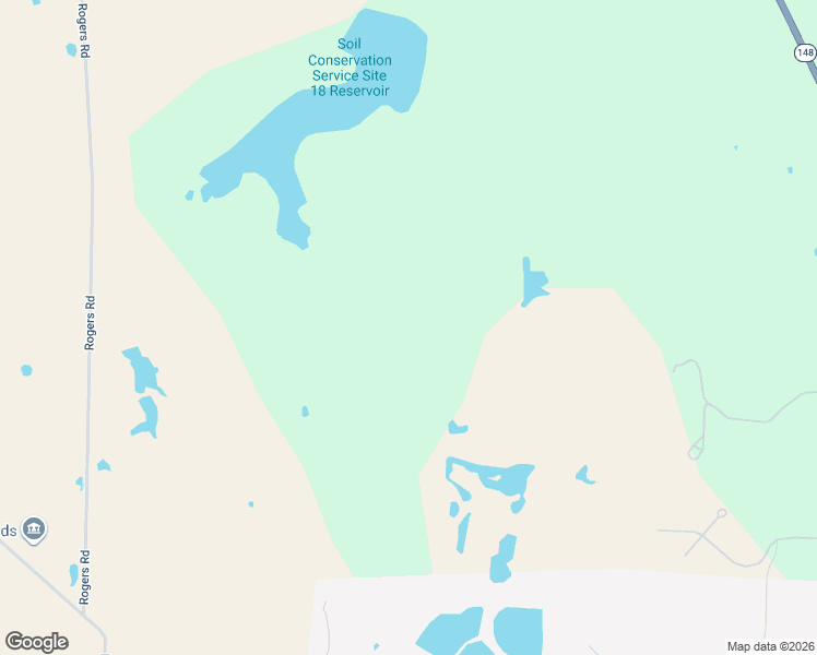 map of restaurants, bars, coffee shops, grocery stores, and more near Granite Way in Jacksboro