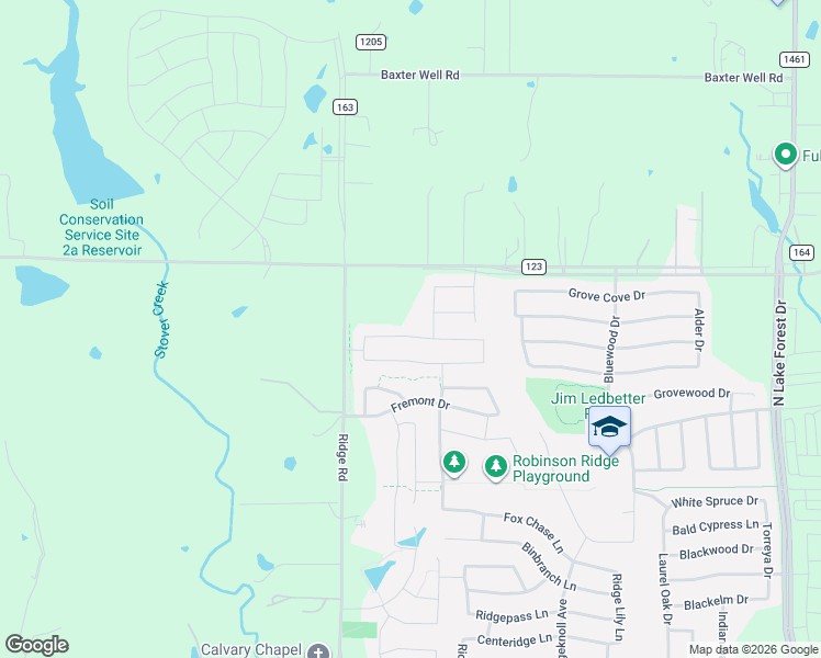map of restaurants, bars, coffee shops, grocery stores, and more near 6113 Horsetail Dr in McKinney