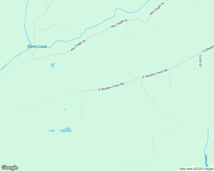 map of restaurants, bars, coffee shops, grocery stores, and more near 5846 South Shades Crest Road in Bessemer