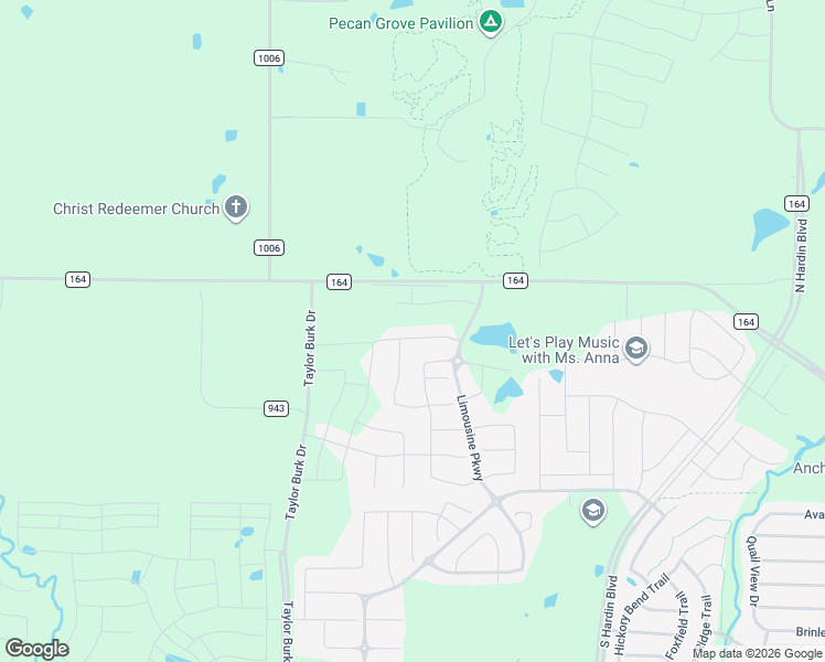 map of restaurants, bars, coffee shops, grocery stores, and more near 1835-2117 County Road 164 in McKinney