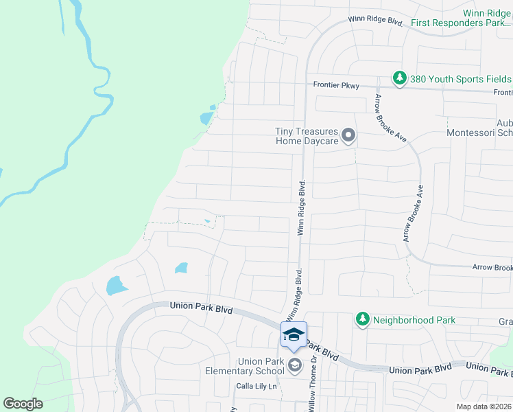 map of restaurants, bars, coffee shops, grocery stores, and more near 7720 Del Webb Boulevard in Aubrey