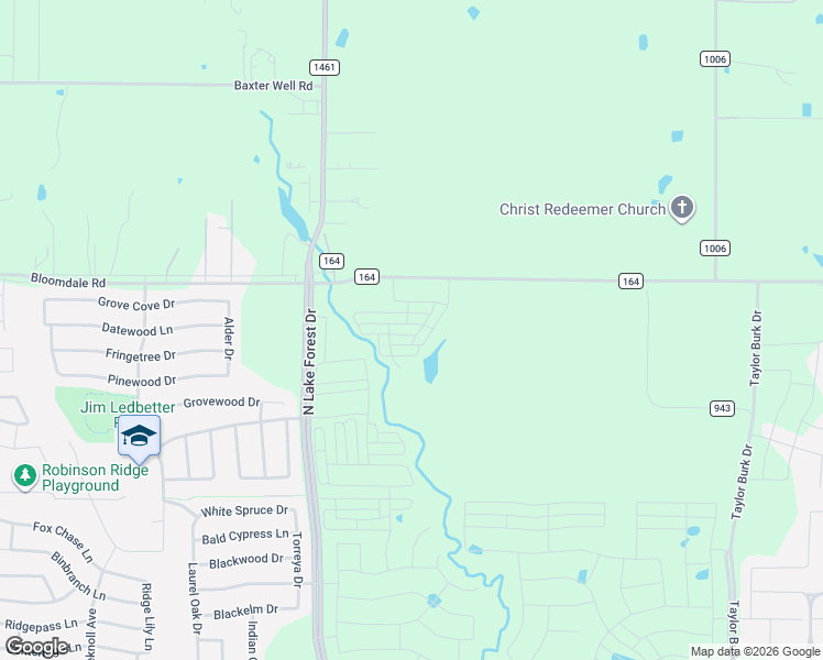 map of restaurants, bars, coffee shops, grocery stores, and more near 4889 County Road 164 in McKinney