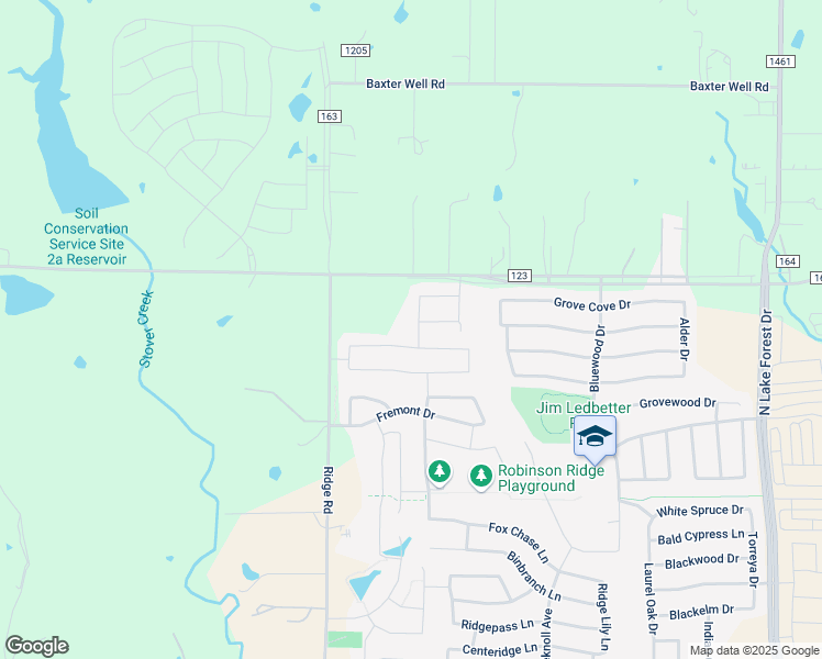 map of restaurants, bars, coffee shops, grocery stores, and more near 3709 Sweetclover Drive in McKinney