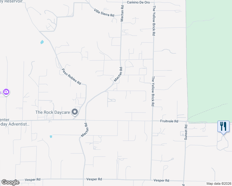 map of restaurants, bars, coffee shops, grocery stores, and more near 29289 Grandfathers Lane in Valley Center