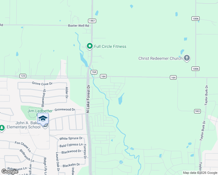 map of restaurants, bars, coffee shops, grocery stores, and more near 4800 Lunker Street in McKinney