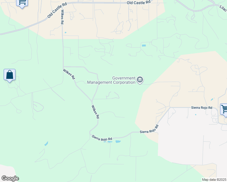 map of restaurants, bars, coffee shops, grocery stores, and more near 29345 Wilkes Road in Valley Center