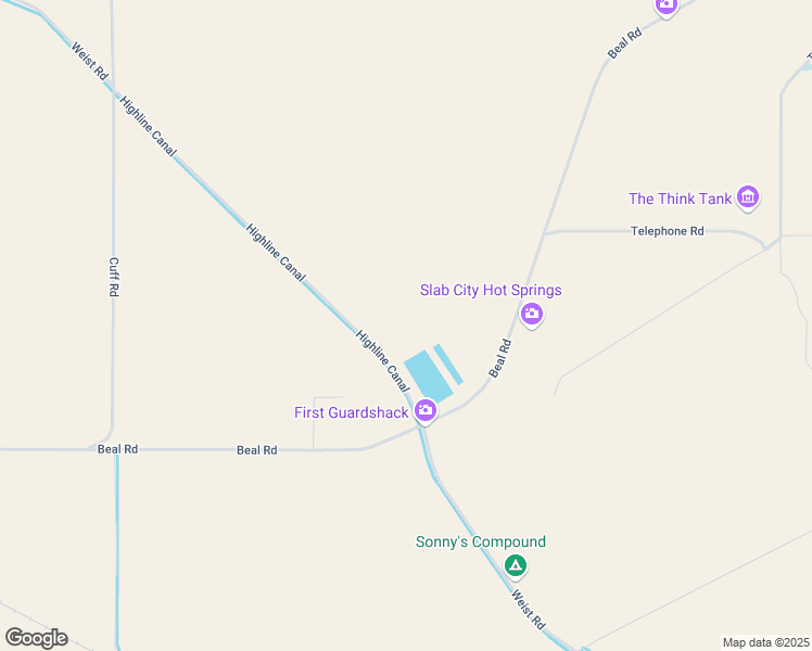 map of restaurants, bars, coffee shops, grocery stores, and more near in Niland