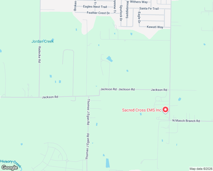 map of restaurants, bars, coffee shops, grocery stores, and more near 5050 Jackson Rd in Krum