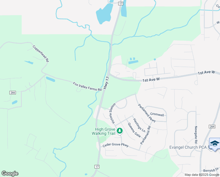 map of restaurants, bars, coffee shops, grocery stores, and more near 6815 Highway 17 in Alabaster
