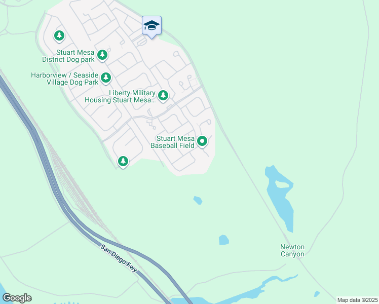 map of restaurants, bars, coffee shops, grocery stores, and more near 499 Eliason Court in Oceanside