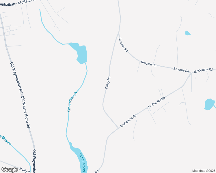 map of restaurants, bars, coffee shops, grocery stores, and more near 4732 Tinley Road in Hephzibah