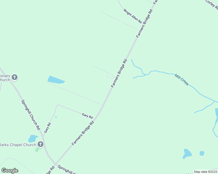 map of restaurants, bars, coffee shops, grocery stores, and more near 3193 Farmers Bridge Road in Hephzibah