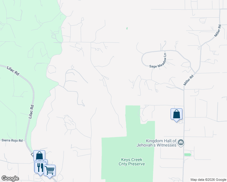map of restaurants, bars, coffee shops, grocery stores, and more near 29525 Valley Stream Road in Valley Center