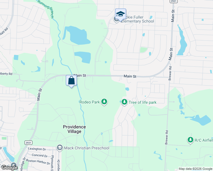 map of restaurants, bars, coffee shops, grocery stores, and more near in Little Elm