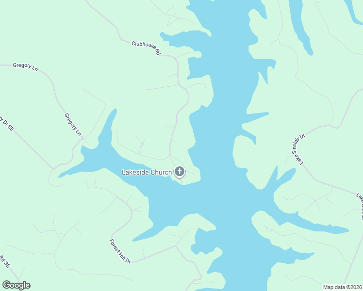 map of restaurants, bars, coffee shops, grocery stores, and more near 249 Clubhouse Road in Eatonton