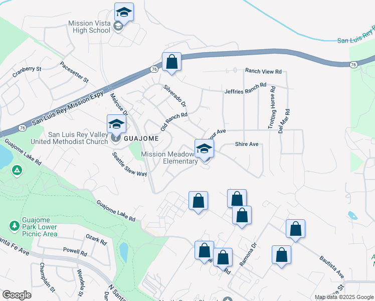 map of restaurants, bars, coffee shops, grocery stores, and more near 5773 Dartmoor Circle in Oceanside