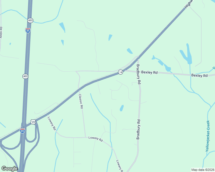 map of restaurants, bars, coffee shops, grocery stores, and more near 111 Fuller Court in Grantville