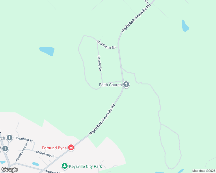 map of restaurants, bars, coffee shops, grocery stores, and more near 646 Mini Farms Drive in Hephzibah