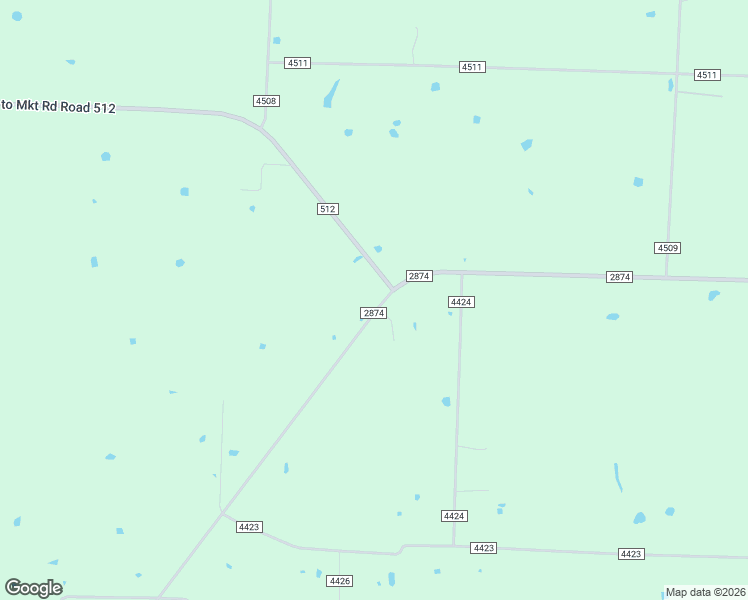 map of restaurants, bars, coffee shops, grocery stores, and more near 4292 Farm to Market Road 2874 in Commerce