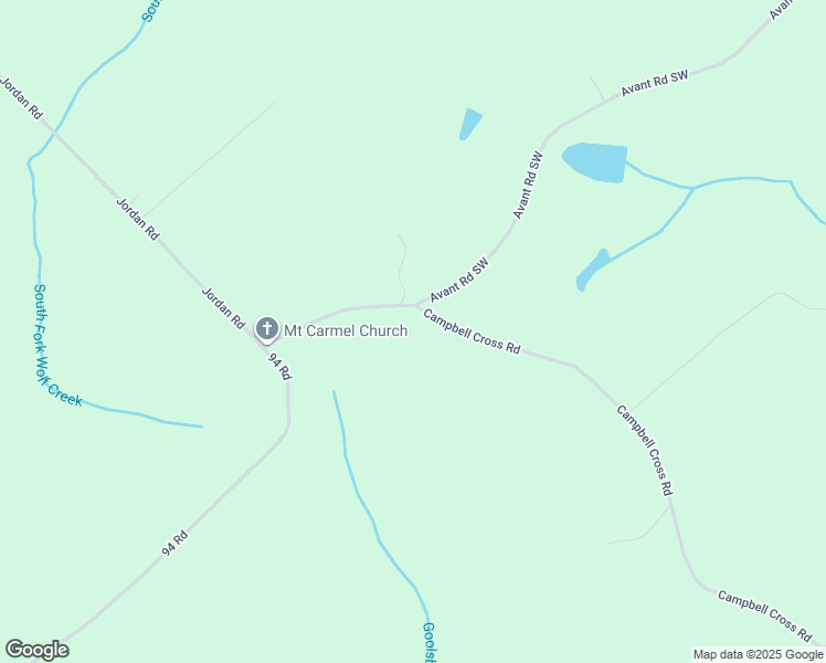 map of restaurants, bars, coffee shops, grocery stores, and more near 410 Campbell Cross Road in Monticello