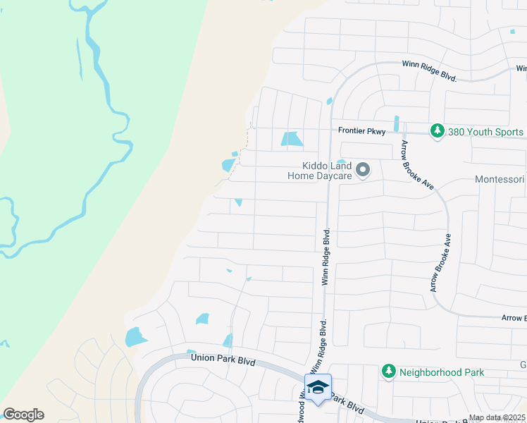 map of restaurants, bars, coffee shops, grocery stores, and more near 909 English Drive in Krugerville