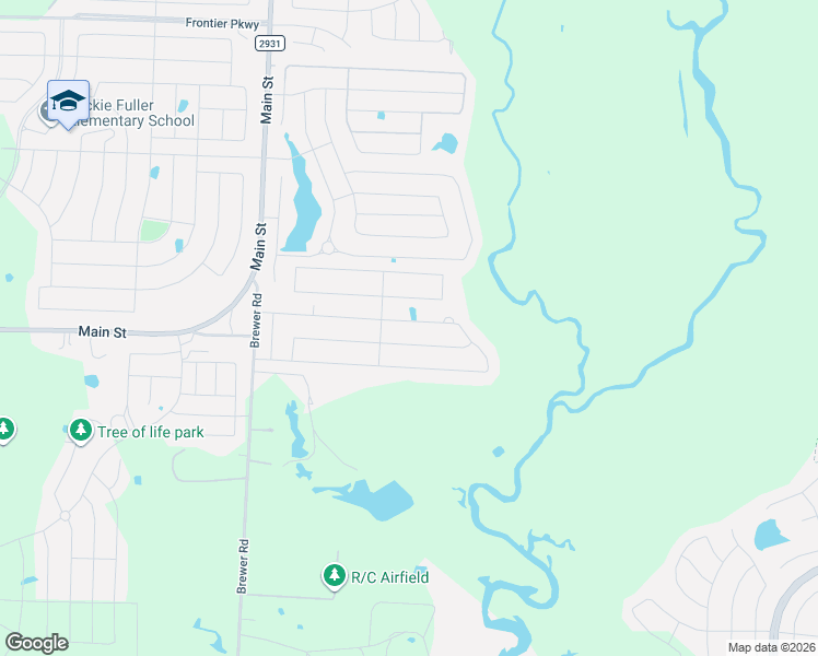 map of restaurants, bars, coffee shops, grocery stores, and more near in Aubrey