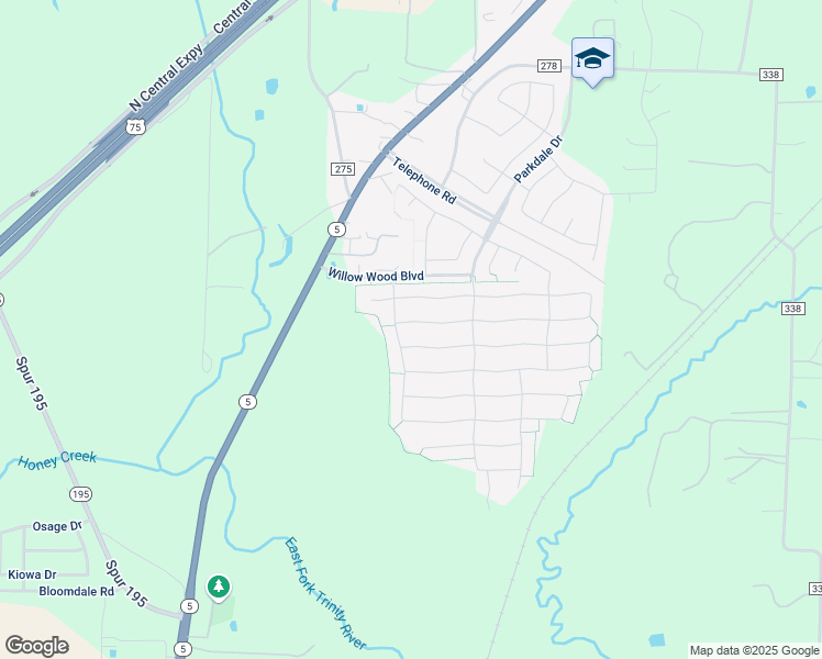 map of restaurants, bars, coffee shops, grocery stores, and more near 904 Baynes Drive in McKinney