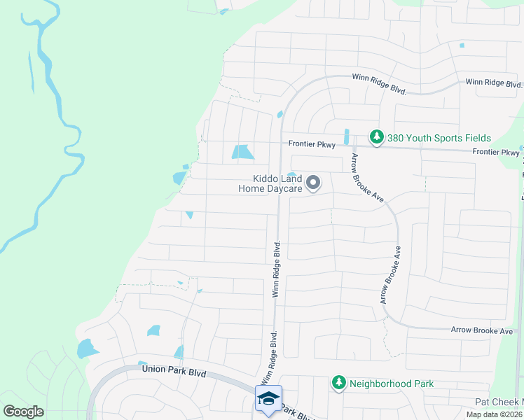 map of restaurants, bars, coffee shops, grocery stores, and more near 981 Alton Drive in Krugerville