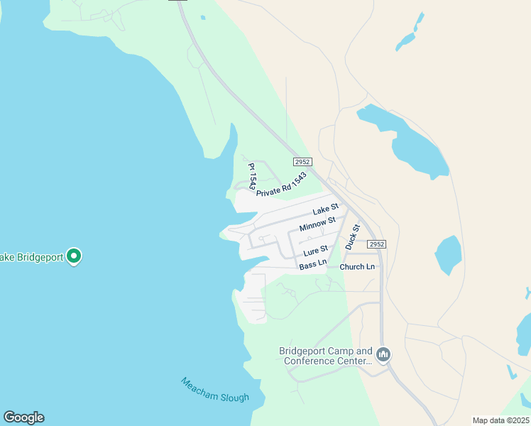 map of restaurants, bars, coffee shops, grocery stores, and more near 266 Private Road 1543 in Bridgeport