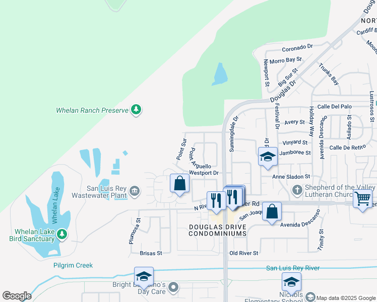 map of restaurants, bars, coffee shops, grocery stores, and more near 753 Point Arguello in Oceanside