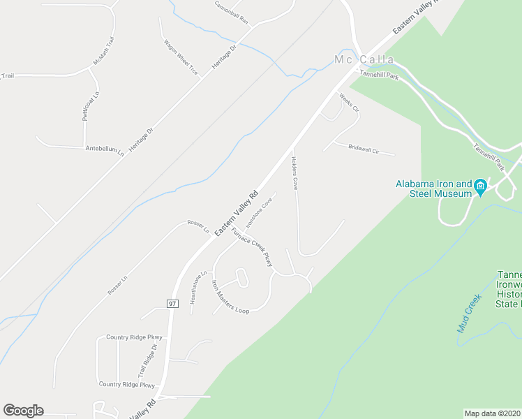 map of restaurants, bars, coffee shops, grocery stores, and more near 22637 Ironstone Cove in McCalla