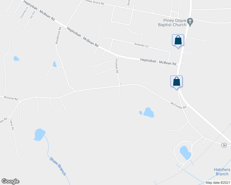 map of restaurants, bars, coffee shops, grocery stores, and more near 4776 McCombs Road in Hephzibah