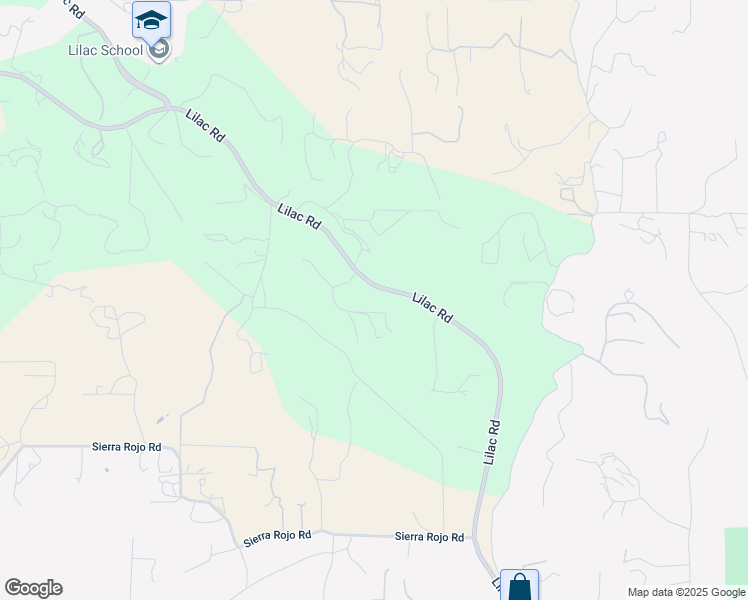 map of restaurants, bars, coffee shops, grocery stores, and more near 29747 Robles Lane in Valley Center