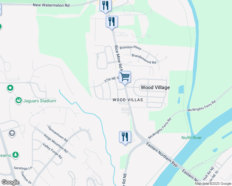 map of restaurants, bars, coffee shops, grocery stores, and more near 1809 35th Street Northeast in Tuscaloosa