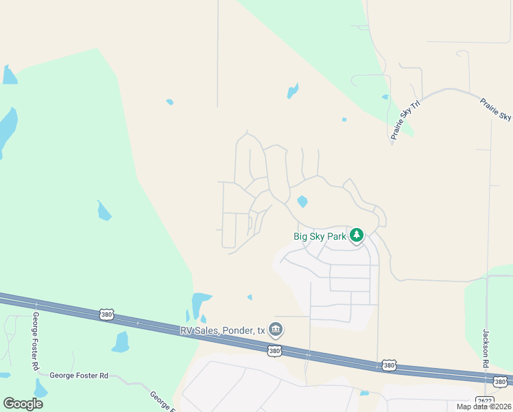 map of restaurants, bars, coffee shops, grocery stores, and more near Unnamed Road in Krum