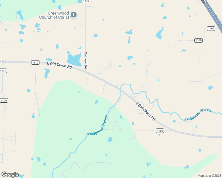 map of restaurants, bars, coffee shops, grocery stores, and more near 817 Farm to Market Road 1810 in Decatur