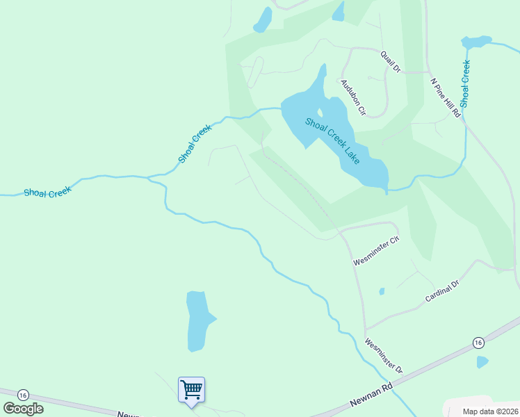 map of restaurants, bars, coffee shops, grocery stores, and more near 1837 Abbey Road in Griffin