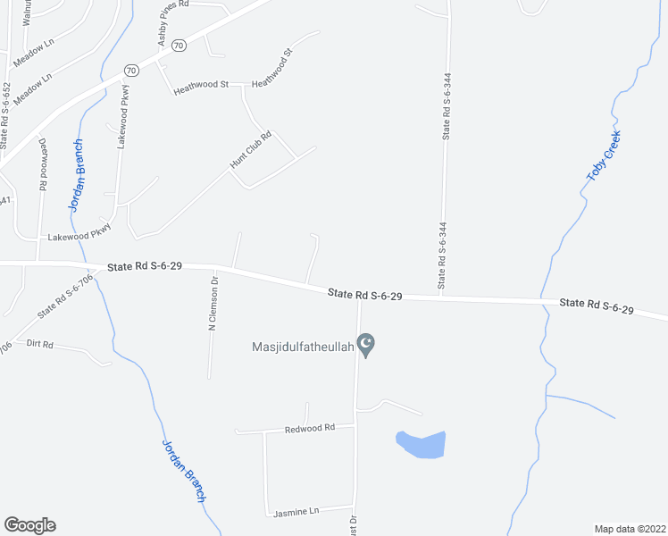 map of restaurants, bars, coffee shops, grocery stores, and more near 1157 State Road S-6-29 in Barnwell