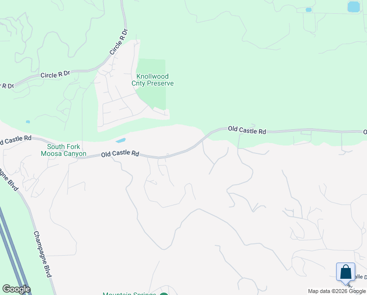 map of restaurants, bars, coffee shops, grocery stores, and more near 9152 Old Castle Road in Valley Center