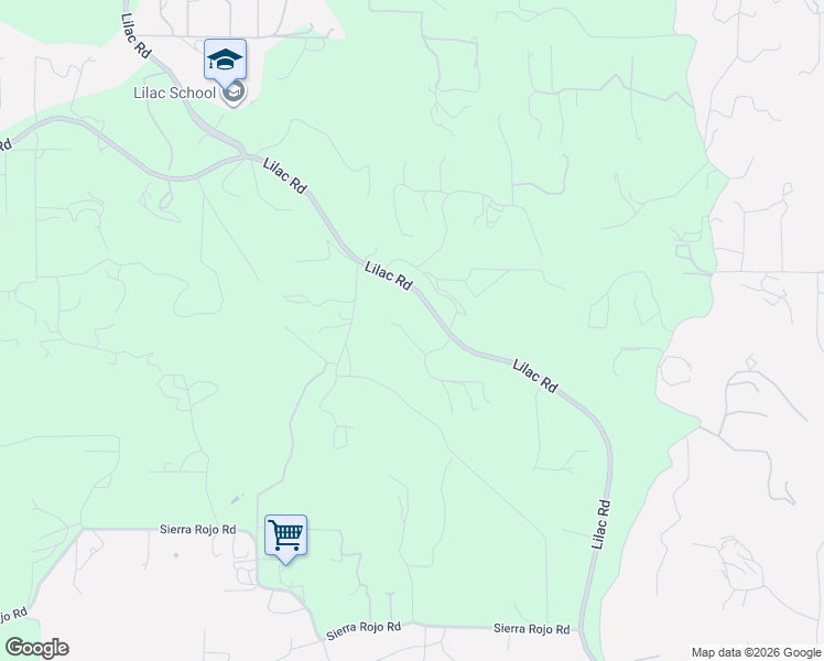 map of restaurants, bars, coffee shops, grocery stores, and more near 29738 Roble Verde in Valley Center