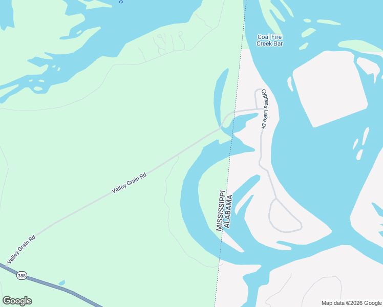 map of restaurants, bars, coffee shops, grocery stores, and more near Valley Grain Road in Pickensville