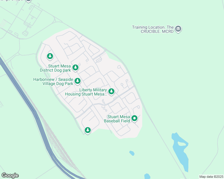 map of restaurants, bars, coffee shops, grocery stores, and more near 100 Hamilton Street in Oceanside