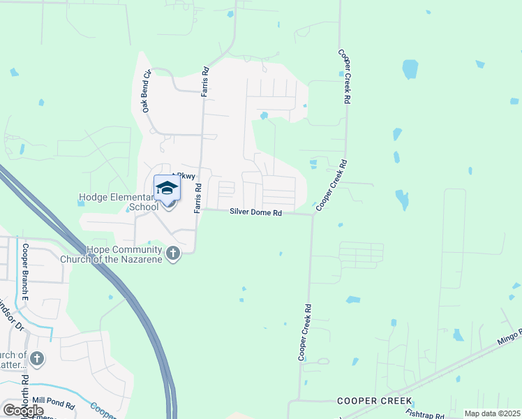 map of restaurants, bars, coffee shops, grocery stores, and more near 3901 Silver Dome Road in Denton