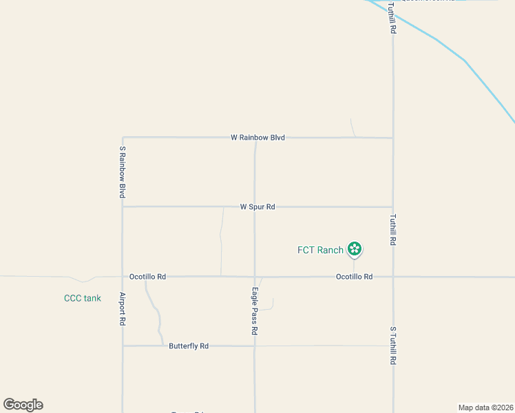 map of restaurants, bars, coffee shops, grocery stores, and more near West Spur Road in Buckeye