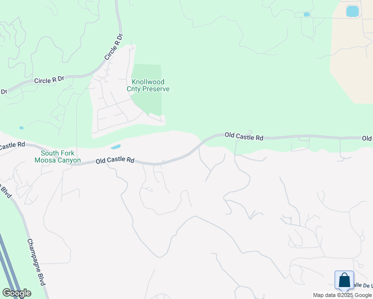 map of restaurants, bars, coffee shops, grocery stores, and more near 9168 Old Castle Road in Valley Center